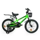 Детский двухколёсный велосипед CORSO TAYGER TG-14763 18" дюймов, алюминиевая рама, съемные страховочные колеса, дисковые тормоза, Зеленый - изображение 3