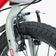 Детский двухколёсный велосипед CORSO TAYGER TG-36098 18" дюймов, алюминиевая рама, съемные страховочные колеса, дисковые тормоза, Бело-красный - изображение 4