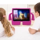 Протиударний дитячий чохол STR EVA для Apple iPad 11" 2025 (A16) чоловічок з ручками Rose - зображення 3