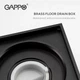 Трап вертикальний GAPPO G81050-6, латунь, 100х100 мм, чорний - зображення 4