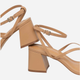 Sandały damskie na słupku ALDO 13655414-259 40 (9US) 25.5 cm Ciemnobeżowe (57005591644) - obraz 5