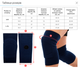 Наколенник спортивный (2шт) LEONE PR342 (хлопок, эластан, EVA, L-XL, красный) - изображение 2
