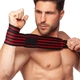 Бинты кистевые для жима (2шт) STRENGTH WRIST WRAPS MUTE 9905-1 (PL, эластан, р-р регулируемый, красный) 301-1 - изображение 2