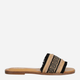 Klapki damskie ALDO 13744836-004 37 (6.5US) 23.4 cm Czarne (58822888672) - obraz 1