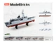 Конструктор блочний Sluban Військовий корабель 417 деталей масштаб 1:450 M38-B0702 - зображення 6