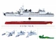 Конструктор блоковий Sluban Військовий корабель 578 деталей масштаб 1:450 Sluban M38-B0700 - зображення 3
