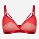 Бюстгальтер без косточек brabrabra Жага SLZ26301014 XS Красный (6905684699226) - изображение 7