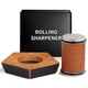 Точилка пятигранная магнитная Rolling knife sharpener toor коричневая - изображение 8