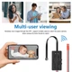 Мини камера wifi с выносным объективом на шлейфе Konlen Z6 под аккумуляторы - изображение 3