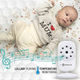 Видеоняня Baby Monitor SM-24+гибкий держатель, беспроводная радионяня с портативным дисплеем и измерением температуры Поворотная радионяня с энергосберегающим режимом - изображение 9