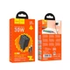 Мережевий зарядний пристрій HOCO N56 Fundador four-port charger Type-C cable 30W Black - изображение 8
