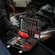 Набор инструментов Intertool 100 ед Cr-V трещотки 1/4" 1/2" 72T торцевые головки 4-32 мм биты SL PH Torx Hex съемник изоляции ключи кейс (000073422) - изображение 15