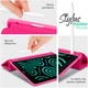 Чехол для планшета ArmorStandart Smart Fold Pen для Xiaomi Redmi Pad Pro/Poco Pad с креплением для стилуса Rose Red (ARM81436) - изображение 5