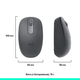 Миша Logitech M196 Bluetooth Graphite (L910-007459) (7031695) - изображение 5