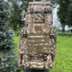 Военный тактический рюкзак 80л Oxford 600D водонепроницаемый с системой Molle штурмовой Пиксель - изображение 5