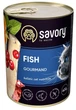 Влажный корм для котов с рыбой Savory 400 г - изображение 1