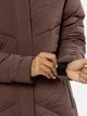Пуховик зимний женский Jack Wolfskin Marienplatz Coat W 1206971_5165 XS Коричневый (4064993844528) - изображение 4