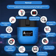 Автомобильный сканер - детектор NEXAS NexLink OBD / ОБД II автосканер с Bluetooth для диагностики автомобиля и мотоцикла, синий (97787563) - изображение 5