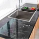 Самоклеящаяся пленка кухонная 3м х 60см Декоративная пленка для поверхностей Черный мрамор (240598) - изображение 2