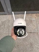 IP WiFi Камера наружного видеонаблюдения вай-фай уличная поворотная icsee чорно-белая UKC - изображение 8