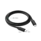 Кабель USB 2.0 Type-C M-M, 2 м, (18W) Чорний, Cable Nickel Plating US286 UGREEN - зображення 2