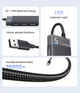 USB-хаб Ugreen CM653 4-Port USB 3.2 Gen 1 с дополнительным питанием USB Type-C 5Gbps (15548) - изображение 5