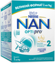 Дитяча суміш молочна суха NAN 2 Optipro з 5 олігосахаридами та L. Reuteri для дітей від 6 місяців 1 кг (8445291444300) - зображення 1