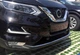 Накладка на передний бампер Nissan Qashqai (2017-) нерж, (5023081F0 - изображение 2