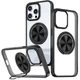 TPU+PC чохол з магнітом та кільцем для Apple iPhone 14 Pro (6.1") (Чорний) Epik (201934) - зображення 1