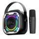 Портативная Bluetooth колонка V11 + 2 микрофона Black - изображение 2