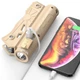 Мультитул 5 в 1 USB с фонариком повербанк LF-800 Отвертка, Линейка, Напильник, Нож, Пила 2600 mAh - изображение 6