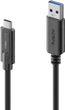 Кабель PureLink iSeries Premium USB-A - USB-C 2 м Black (IS2601-020) - зображення 1