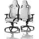Кресло геймерское Noblechairs EPIC White/Black компьютерное эргономичное - изображение 2