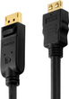 Kabel PureLink PureInstall 2K DisplayPort - HDMI 1 m Black (PI5100-010) - obraz 1