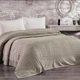 Вязаный плед Diamond SARA 220x240 см Beige Бежевый - изображение 4