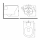 Унитаз подвесной безободковый RJ FEEL RJ4545 - изображение 2