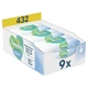 Дитячі вологі серветки Pampers Harmonie Aqua 9 пачок х 48 шт (8006540811245) - зображення 1