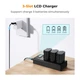 Комплект из трех аккумуляторов и зарядного устройства K&F Concept NP-FZ100 2280mAh для камер Sony (KF28.0038) - изображение 3