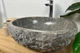 Овальная раковина из серого камня с необработанными краями, 52х43х16,5 см Деметра 4 ТМ - изображение 4