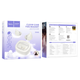 Бездротові навушники HOCO EW65 Shadow true wireless sleep BT headset Milky white (6942007623582) - изображение 5