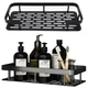 Подвесная металлическая полка для ванной комнаты Bathroom shelf Органайзер в ванную До 10 кг - изображение 1