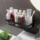 Подвесная металлическая полка для ванной комнаты Bathroom shelf Органайзер в ванную До 10 кг - изображение 3