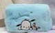 Пенал шкільний у вигляді Sanrio синій Почачо пухнастий плюш для ручок, олівців, приладдя - зображення 2
