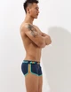 Мужские трусы боксерки Seobean 04-1270 XXL цвет тёмно-синий - изображение 3