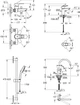 Набор смесителей GROHE BauLoop New UA123225K3 (23337001+23603001+26748003+31232001) - изображение 17