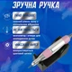 Фрезер для маникюра Nail Master DM-202 65W 45000 об. мин розовый + подарок 6 алмазных фрез - изображение 2