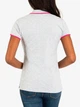 Поло жіноче U.S. Polo Assn 214969-ZH00A (Heather Light gray 4969) XS Світло-сіре - зображення 2