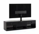 Тумба під телевізор Sonorous STA 161T-BLK-BLK-BS - зображення 4