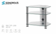 Підставка для AV апаратури Sonorous RX 2130-C-SLV - зображення 2