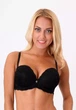 Кружевной бюстгальтер push-up двойной ExtraPizzo - Lormar Черный, 70B - изображение 3